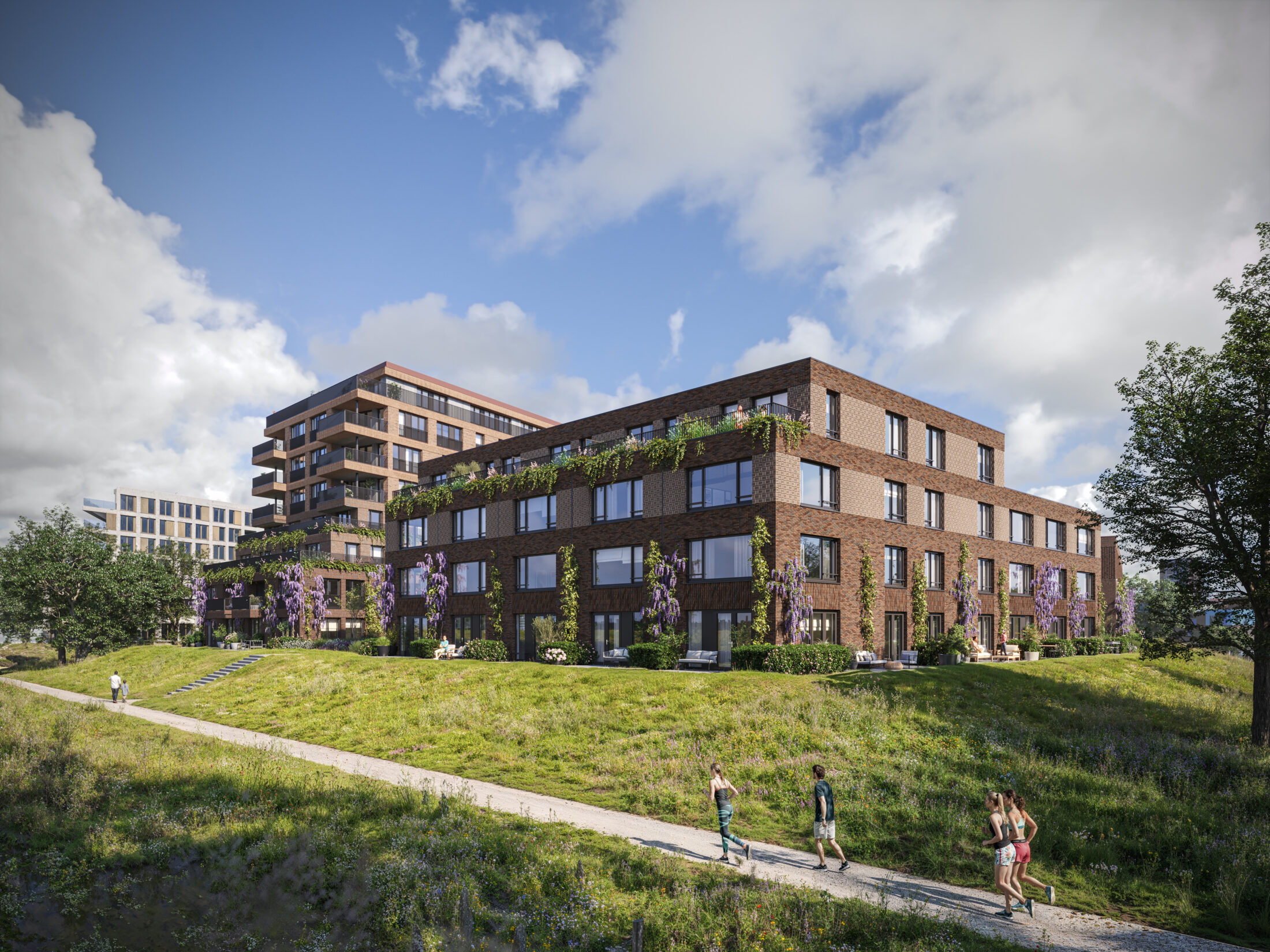 Bouw van eerste woningen in gebiedsontwikkeling De Waalhoven in Nijmegen-Noord is gestart